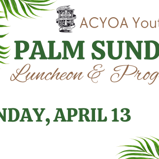ACYOA Day Palm Sunday Luncheon 2025 - logo